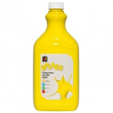 Educational Colours Splash Classroom Acrylic Paint Sunshine Yellow