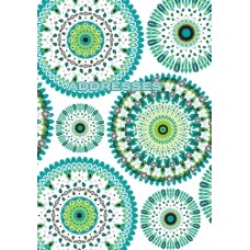 Ozcorp A5 Jade Circles Address Book
