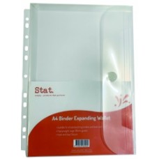 STAT A4 Expanding Binder Wallet Pkt 10