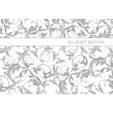Silver Linework Guest Book 64p