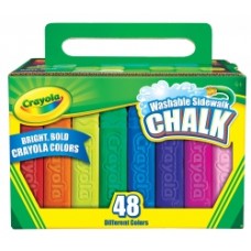 Crayola Washable Sidewalk Chalk Pkt 48