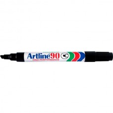 Artline 90 Black Chisel Nib Permanent Marker