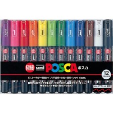 Posca PC-3 Assorted Poster Marker Box 12