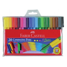 Faber Castell Connector Pens Pkt 20