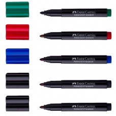 Faber-Castell Connector Permanent Marker Pkt 5