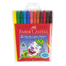 Faber Castell Playsafe Colour Markers Pk12