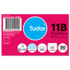 Tudor 11B Plain Face Envelopes Pkt 50
