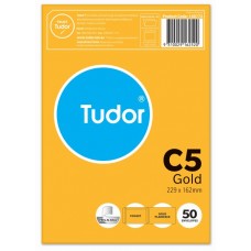 Tudor C5 Kraft Peel N Seal Envelopes Pkt 50