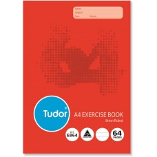 Tudor A4 8mm 64 Page Exercise Book 