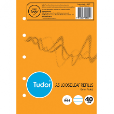 Tudor A5 6mm Loose Leaf Refill Pkt 40