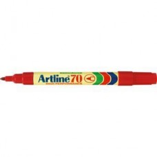Artline 70 Red Bullet Point Permanent Marker Box 12