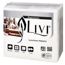 LIVI Premium Luncheon Napkin 2 Ply Pkt 100