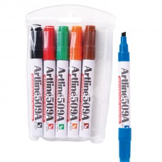 Artline 509A 5mm Whiteboard Marker Assorted Wallet 6