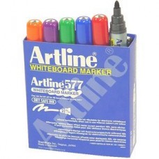 Artline 577 2mm Assorted Whiteboard Marker Bx 12 