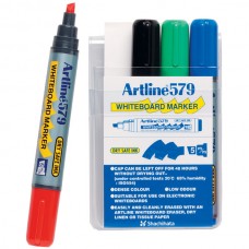 Artline 579 Whiteboard Markers Assorted Wallet 4