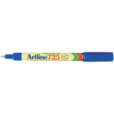 Artline 725 0.4mm Blue Permanent Marker