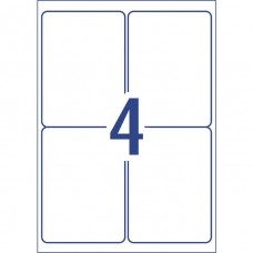 Rediform 4L White Shipping Label Box 100