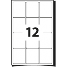 Rediform 12L White Address Labels Box 100