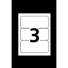 Rediform 3UP White Shipping Labels Box 100