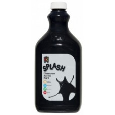 Educational Colours Splash Classroom Acrylic Paint Licorice Black