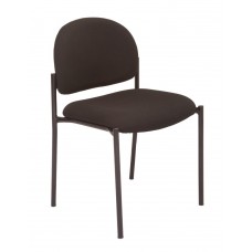 V100 Black Stackable Visitors Chair