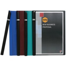 Marbig A4 Clamp File Blue