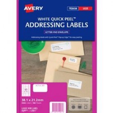Avery 65Up White Address Labels Box 100