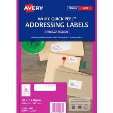 Avery 45up Quick Peel Address Labels Bx100