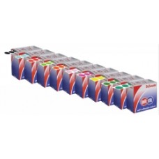 Quik Stik Orange 24mm Circle Labels Box 500