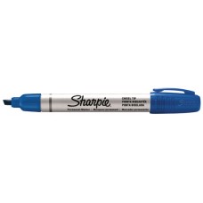Sharpie Blue Chisel Tip Metall Barrel Permanent Marker