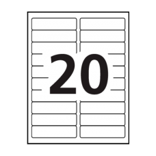 Rediform 20UP White Address Labels Box 100