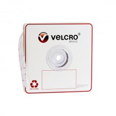 VELCRO Stick on Hook Only White 22mm Dots Pkt 900
