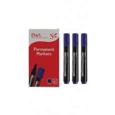 STAT Bullet Point Permanent Blue Marker Box 12