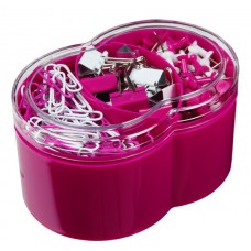 Esselte Wow Pins & Clips Pink/white Assorted