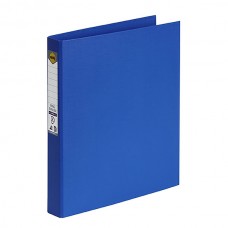 Marbig A4 25mm 2D PE Marine Blue Ring Binder
