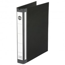 Marbig A4 2D 25mm PE Black Deluxe Ring Binder