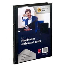 Marbig A4 2 Ring 20mm Professional Flexi Binder with Clear Cover
