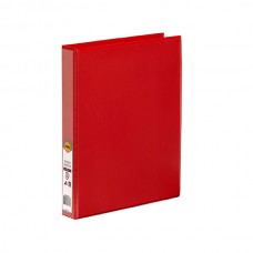 Marbig A4 3D 25mm Red Clearview Insert Binder