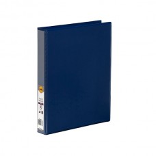 Marbig A4 4D 25mm Blue Clearview Insert Binder
