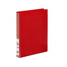 Marbig A4 4D 25mm Red Clearview Insert Binder