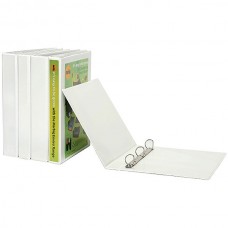 Marbig A4 4D 19mm White Clearview Binder