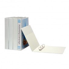 Marbig A3 4D 50mm White Clearview Insert Binder