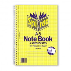 Spirax 572 A5 3 Subject Notebook 300 page