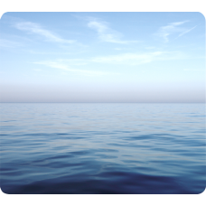 Fellowes Recycled Mouse Pad Blue Ocean Design