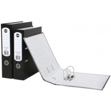 Marbig Lever Arch File A4 Reinforced Spine Black Mottle