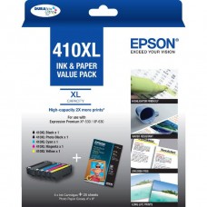 Epson 410XL Ink Value Pack + Paper
