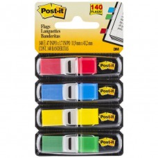 Post It Mini Flags 4 Basic Colours