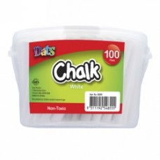 DATS White Chalk Bucket of 100