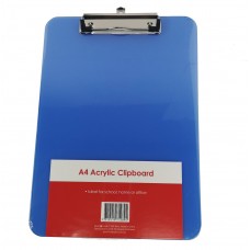 STAT A4 Acrylic Clipboard Blue
