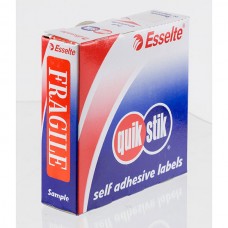 Quik Stik Fragile Labels 16 x 63mm Box 250